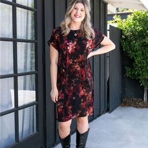 NWT LilaRoe Chelsea Dress with rolled cuffs Size 2XL
